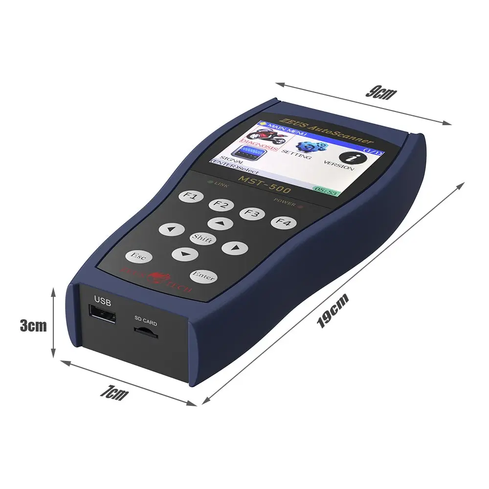 Tester diagnoză motociclete MST-500 - imagine 4