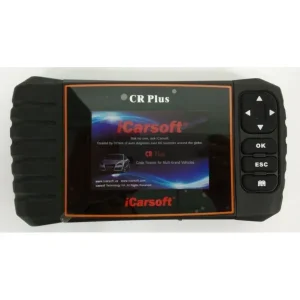 iCarsoft CR Plus – diagnoză ABS, airbag, motor, transmisie, reset service și frână de parcare