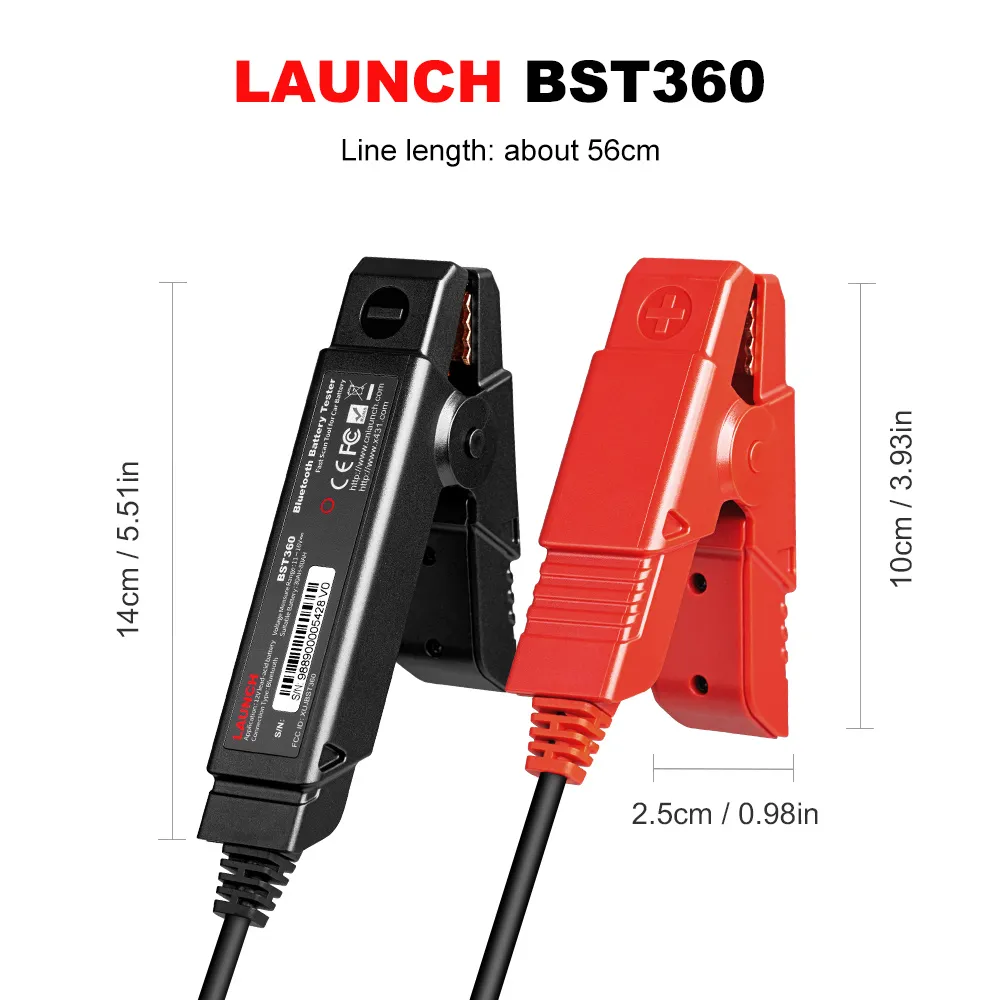 Tester de baterii Bluetooth LAUNCH BST360 - imagine 4