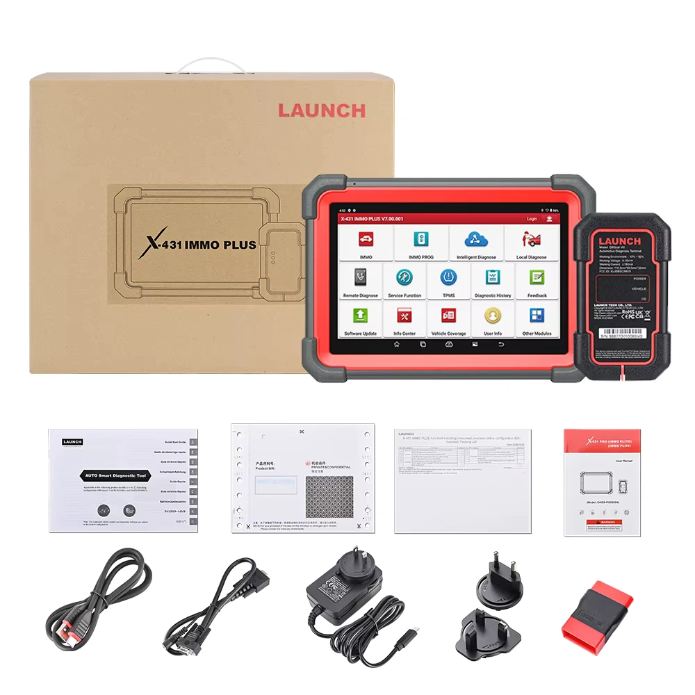 Launch X431 IMMO PLUS – Programator chei auto și diagnoză service + GPS cadou - imagine 3