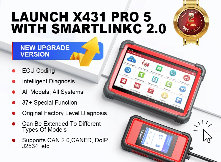 Launch X431 PRO 5 + HD 2026 / Set complet pentru camioane de marfă 12-24V - imagine 8