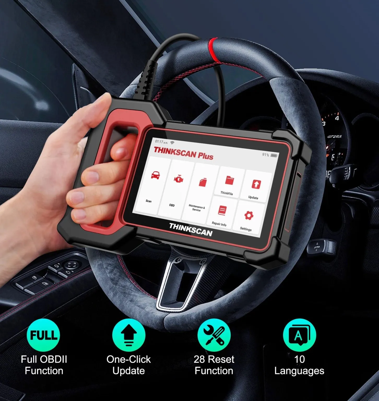 THINKCAR Thinkscan Plus S7 OBD2 scanner profesional universal - imagine 2